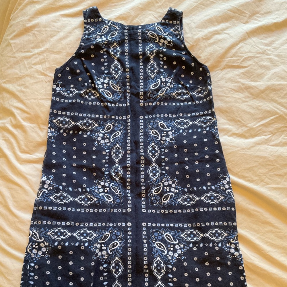 Paisley blue dress
